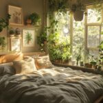 Comment utiliser des plantes et pots de fleurs pour une chambre confortable